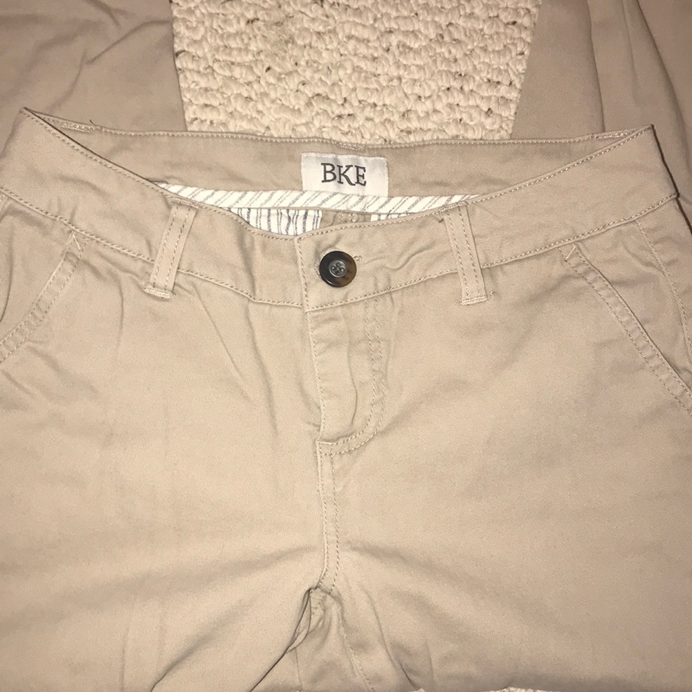 Khaki bke mollie skinny Capri